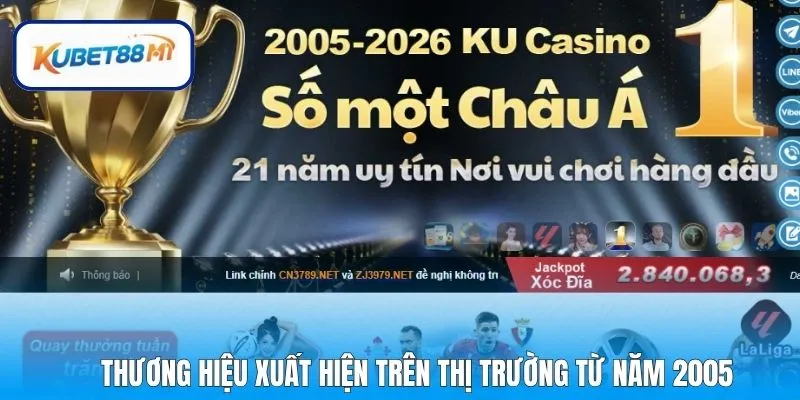 Thương hiệu xuất hiện trên thị trường từ năm 2005